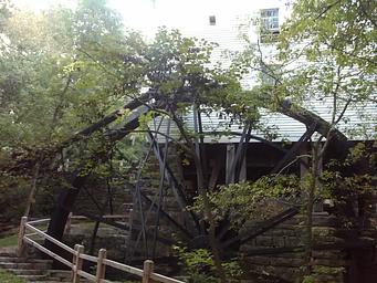 Mill Springs overshot wheel