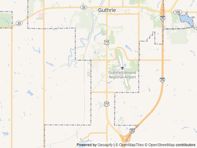 Map for 2020 Coachmen RV Freedom Express Select 31SE near Guthrie, OK
