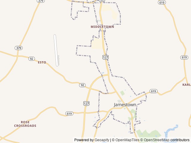 Map for Fully Furnished Bunkhouse! Family friendly!! near Knoxville, TN