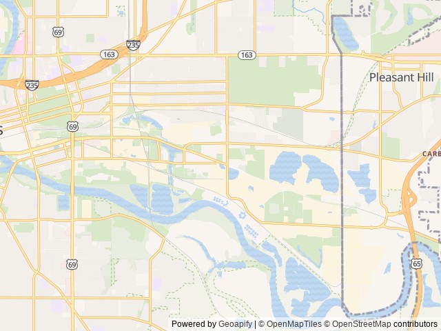 Map for 2021 Hideout 250BH near Des Moines, IA