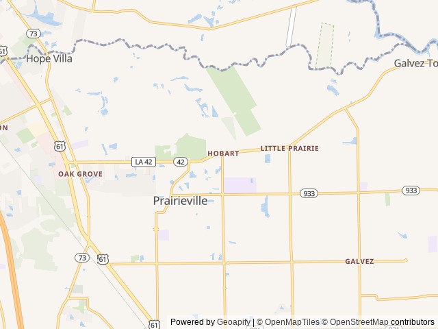 Map for 2020 Grand Design Reflection 297RSTS near Prairieville, LA