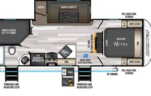 2022 Forest River RV Cherokee Alpha Wolf 23DBH-L