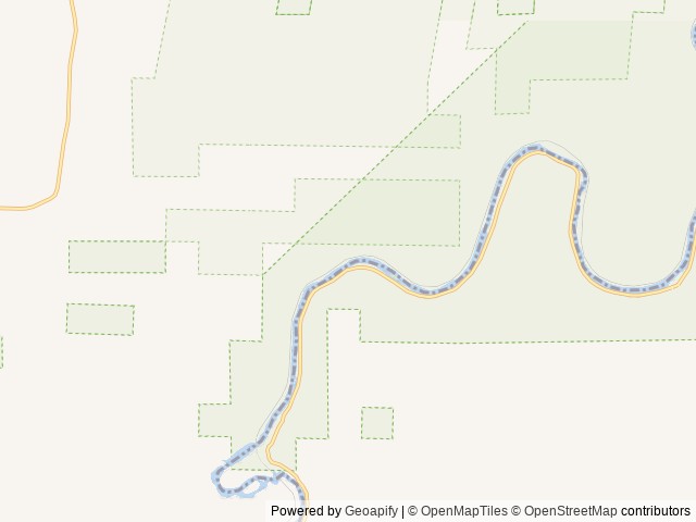Map of Twin Springs Campground location at Prineville, OR, United States