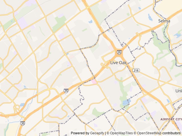 Map for Blu’s Esteem near San Antonio, TX