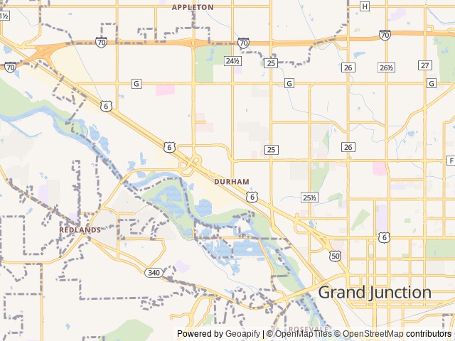 Map for 2021 Winnebago Micro Minnie 2306 BHS near Grand Junction, UT