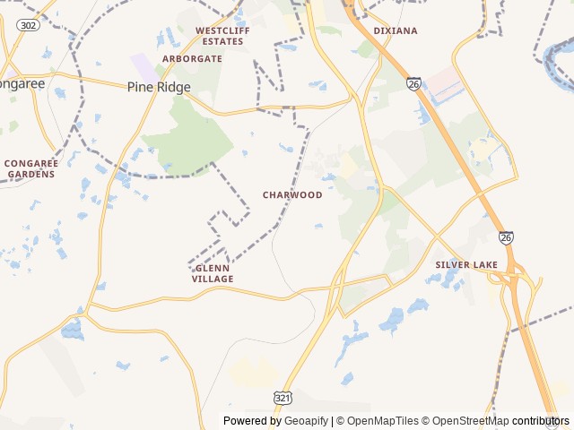 Map of Big Rig Friendly RV Resort location at West Columbia, SC, United States