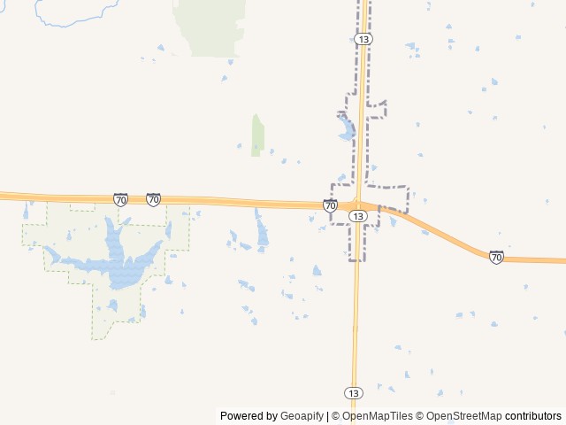 Map of Great Escape RV Park & Campground location at Higginsville, MO, United States