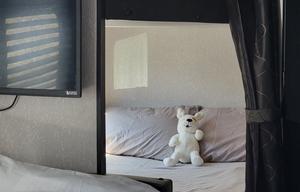 Lucy the Grey Wolf w/bunkhouse family Camper