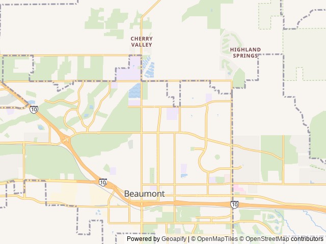 Map for Beautiful 2024 Thor Four Winds 22e Motorhome near Beaumont, CA