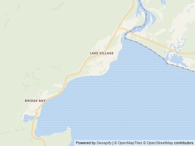 Map of Lake Yellowstone Hotel and Cabins location at Yellowstone National Park, WY, United States