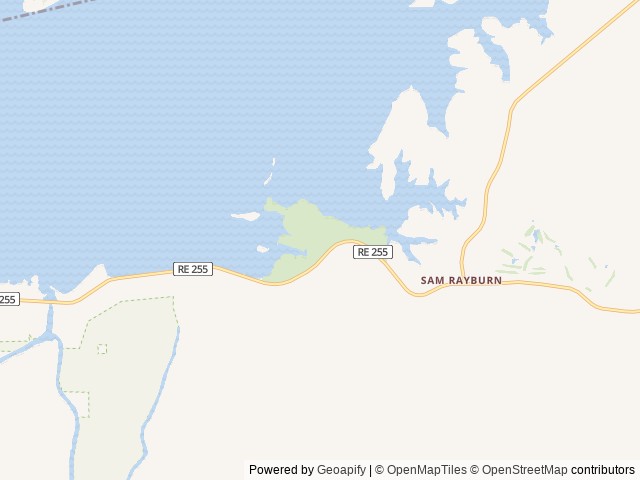 Map of Twin Dikes location at Jasper, TX, United States