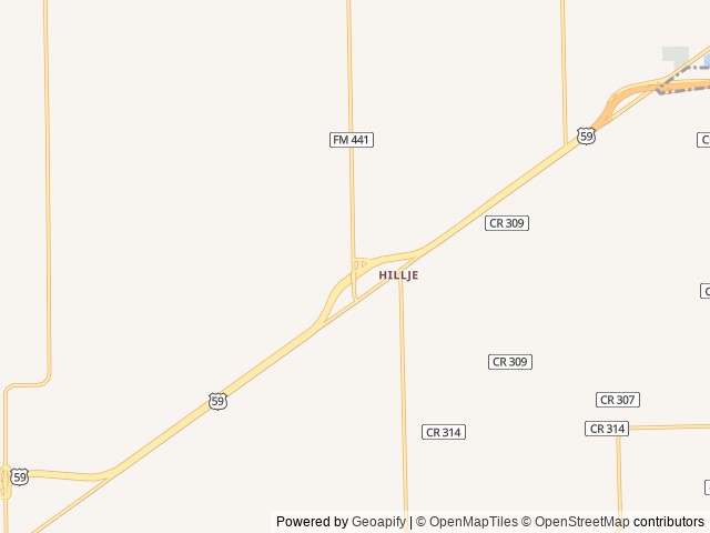 Map of Texas Freedom RV Park location at El Campo, TX, United States
