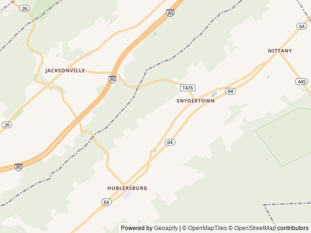 Map for 2021 ForestRiver RV Cherokee Arctic Wolf Suite3770 near Howard, PA