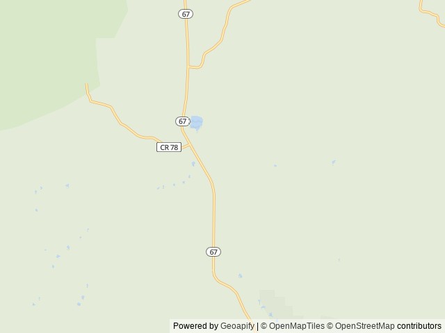 Map of Colorado Campground location at Colorado Springs, CO, United States