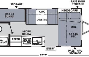 Family Friendly bunkhouse(2020 Apex Nano)