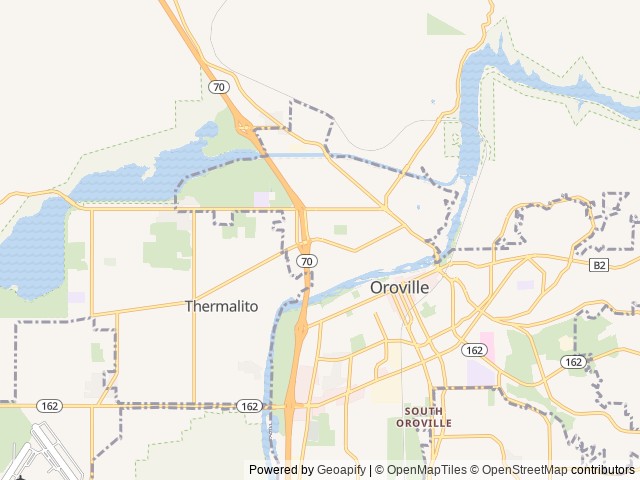 Map for 2021 EAST TO WEST Alta 2600KRB near Oroville, CA