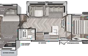 DELIVERY ONLY!! 2021 Forest River Wildwood 31KQBTS