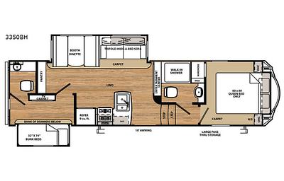 2018 Forest River RV Sandpiper HT 3350BH