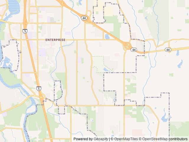 Map for Brand New Glamping 5th Wheel- No Towing Necessary near Redding, CA