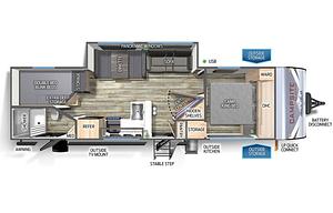 2026 Forest River RV Campsite Reserve 26CJ