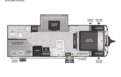 Keystone 2022 RV Bullet 24FT