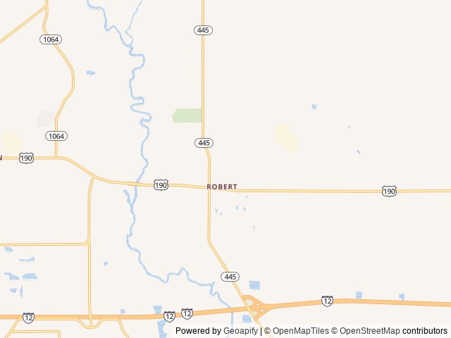 Map for Beautiful Bullet near Robert, LA