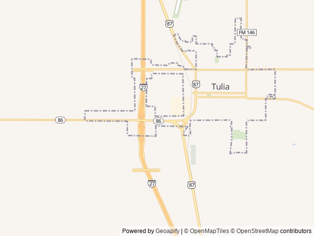 Map of Love's RV Hookup-Tulia TX 984 location at Tulia, TX, United States