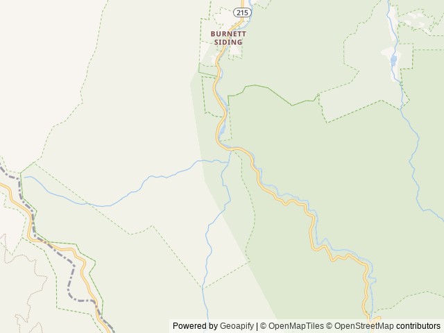 Map of Sunburst location at Canton, NC, United States