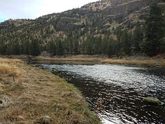 The bend in the Crooked River at  Big Bend Campground