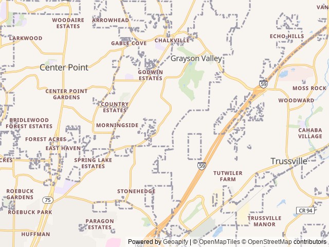 Map for MADE FOR ADVENTURE RV RENTAL near Birmingham, AL