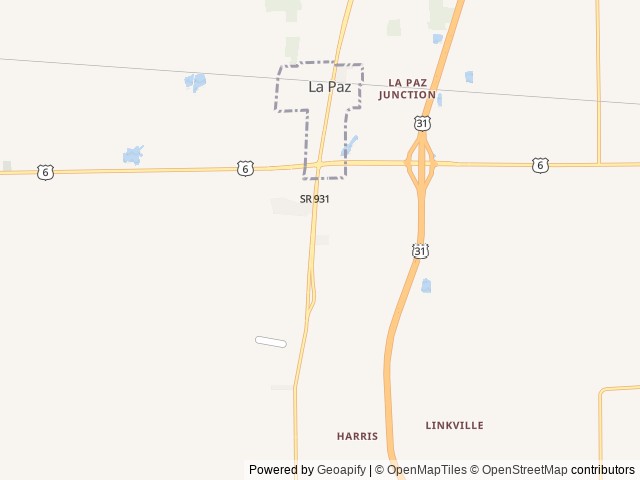 Map for R&R camperrental family & pet adventure near Plymouth, IL