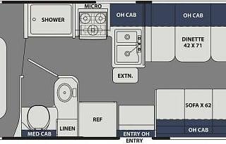 2022 Coachmen RV Freelander 27QB Ford 350