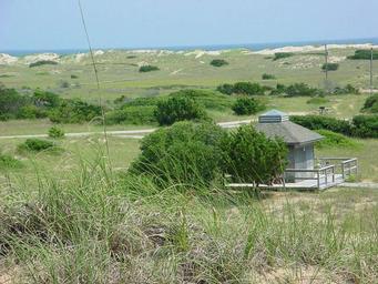 Frisco Campground overlooking the Atlantic Ocean