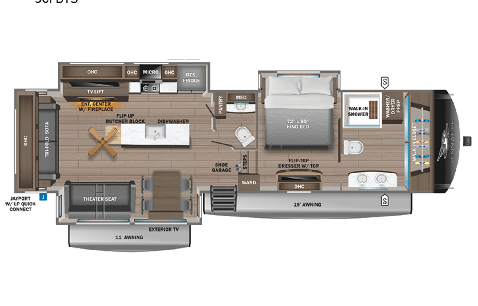 2023 Jayco Pinnacle 36FBTS