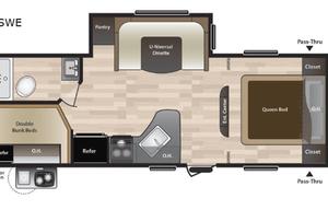 24’ keystone hideout! Double bunk!