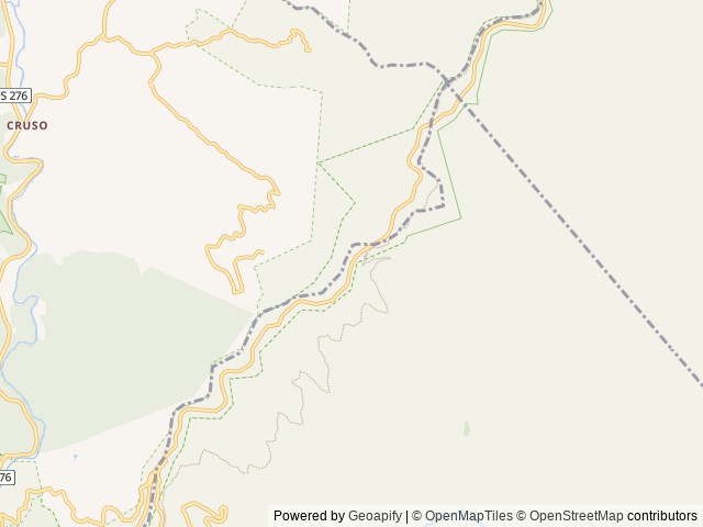 Map of Mount Pisgah Campground location at Canton, NC, United States