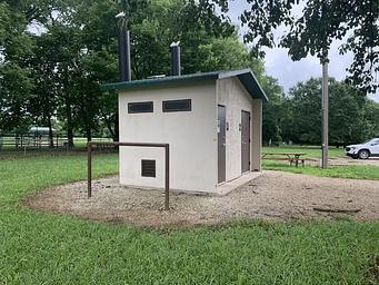 Rockhaven Park Equestrian day use area vault toilet