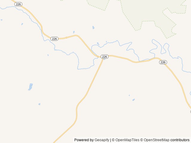 Map of Starlight Hills Campground location at Bostic, NC, United States