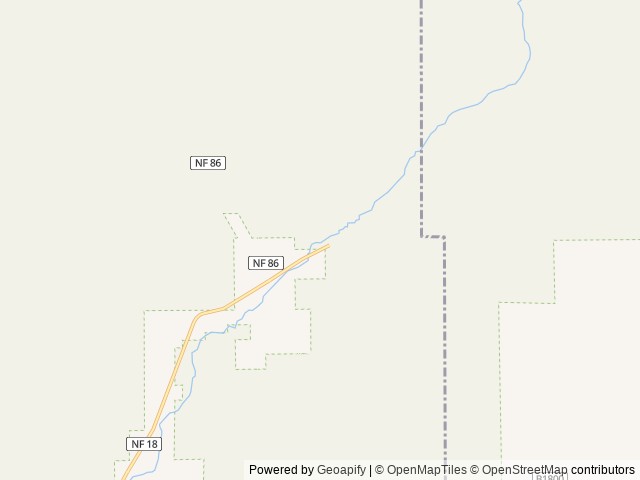 Map of Oklahoma Campground location at Carson, WA, United States