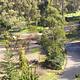 Trees and paved walkways at Rob Hill Campground