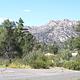 Yavapai Campground entrance with Granite Mountain in the background