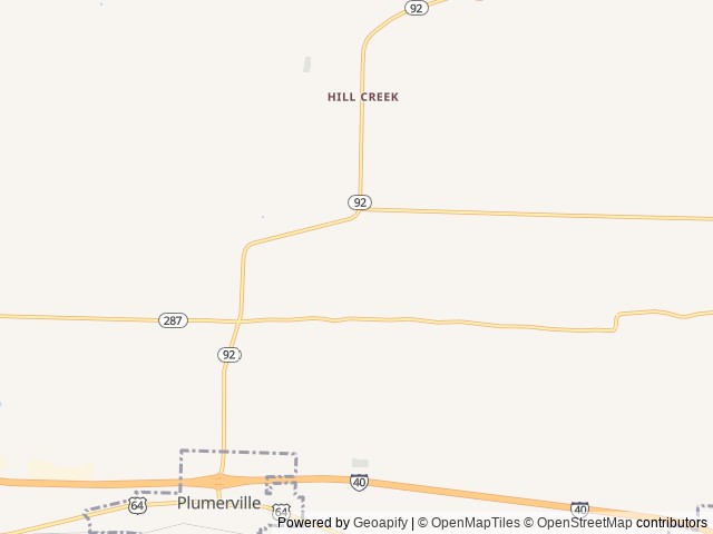 Map for Roberson's RV Rental (DELIVERY ONLY) near Plumerville, AR