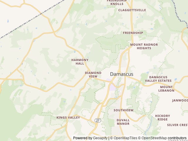 Map for Craig Brown 2018 Newmar Bay Star near Damascus, VA