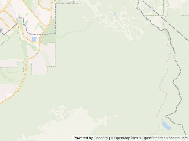 Map of Hope Valley location at Markleeville, CA, United States