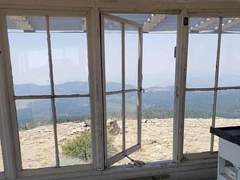 Drake Peak Lookout Interior View