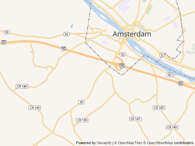 Map for Jayco Jay Flight STX 154BH near Amsterdam, MA