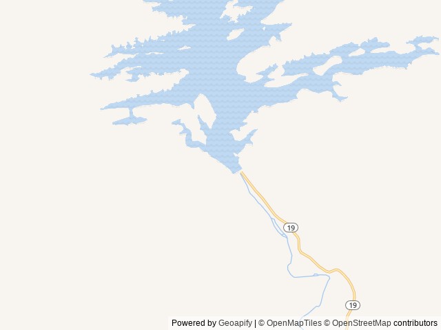 Map of Dam Area Pavilion location at Murfreesboro, AR, United States