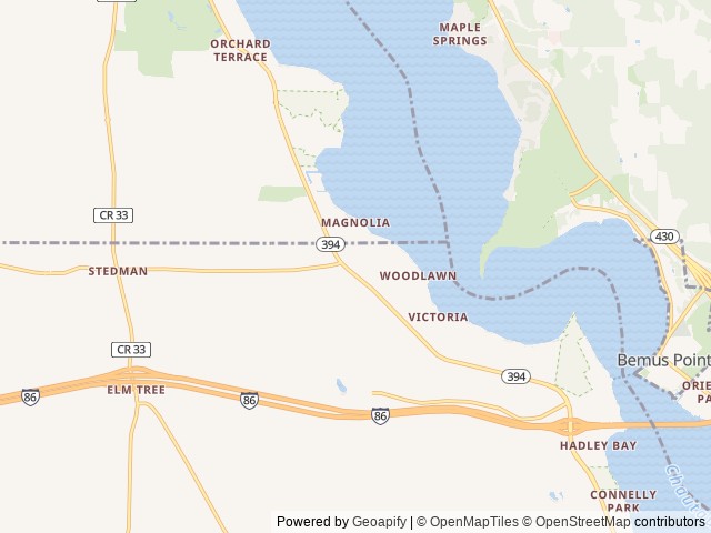 Map of Camp Chautauqua location at Village Of Trumansburg, NY, United States