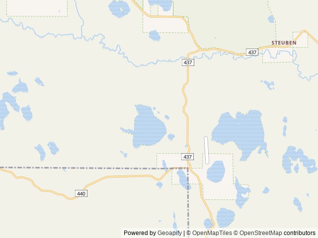 Map of Triangle Lake Campsites location at Rapid River, MI, United States