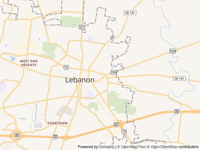 Map for *Free Delivery Available!* Alpha Wolf Cozy Comfort near Lebanon, TN